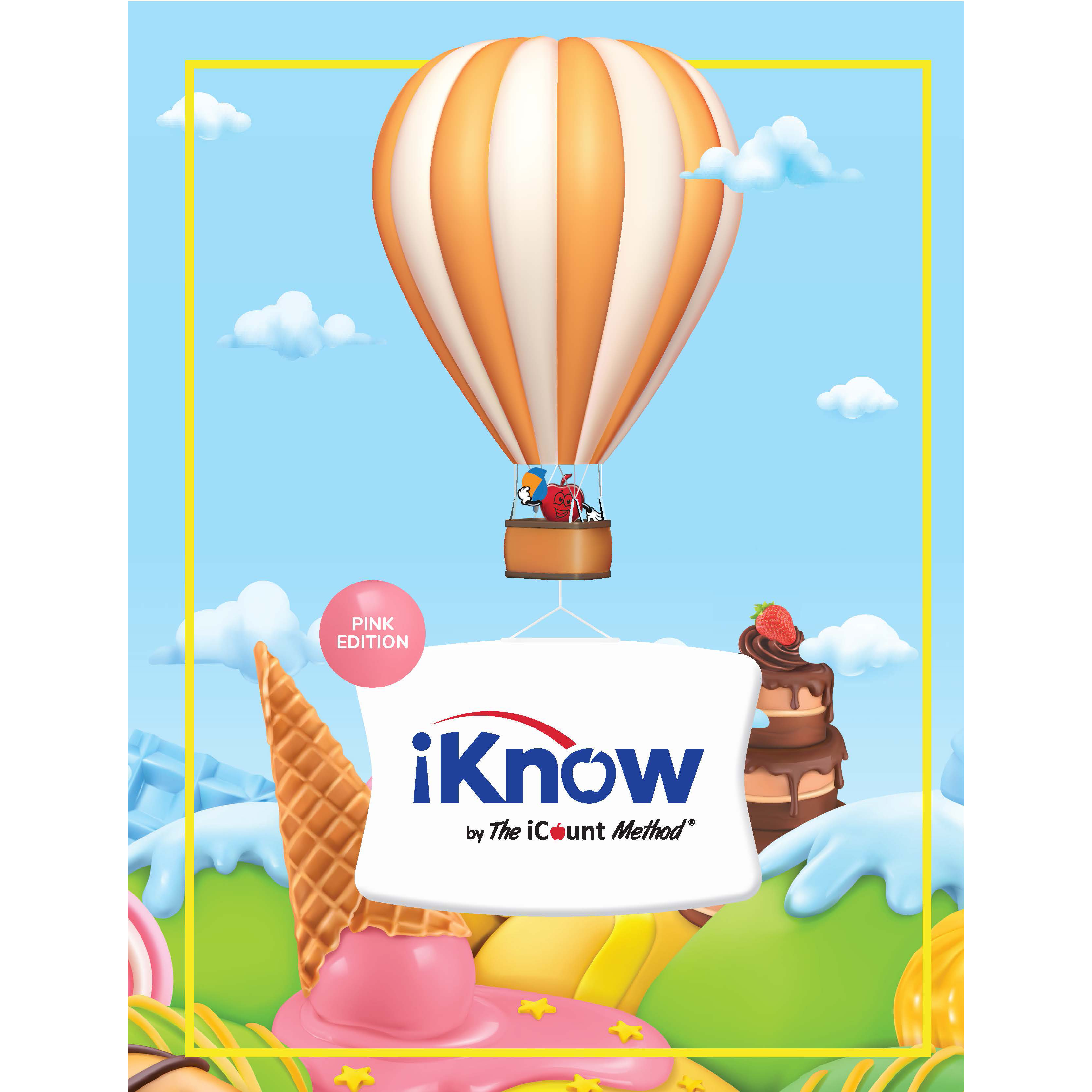 Math Workbook, iKnow Pink Edition image 0