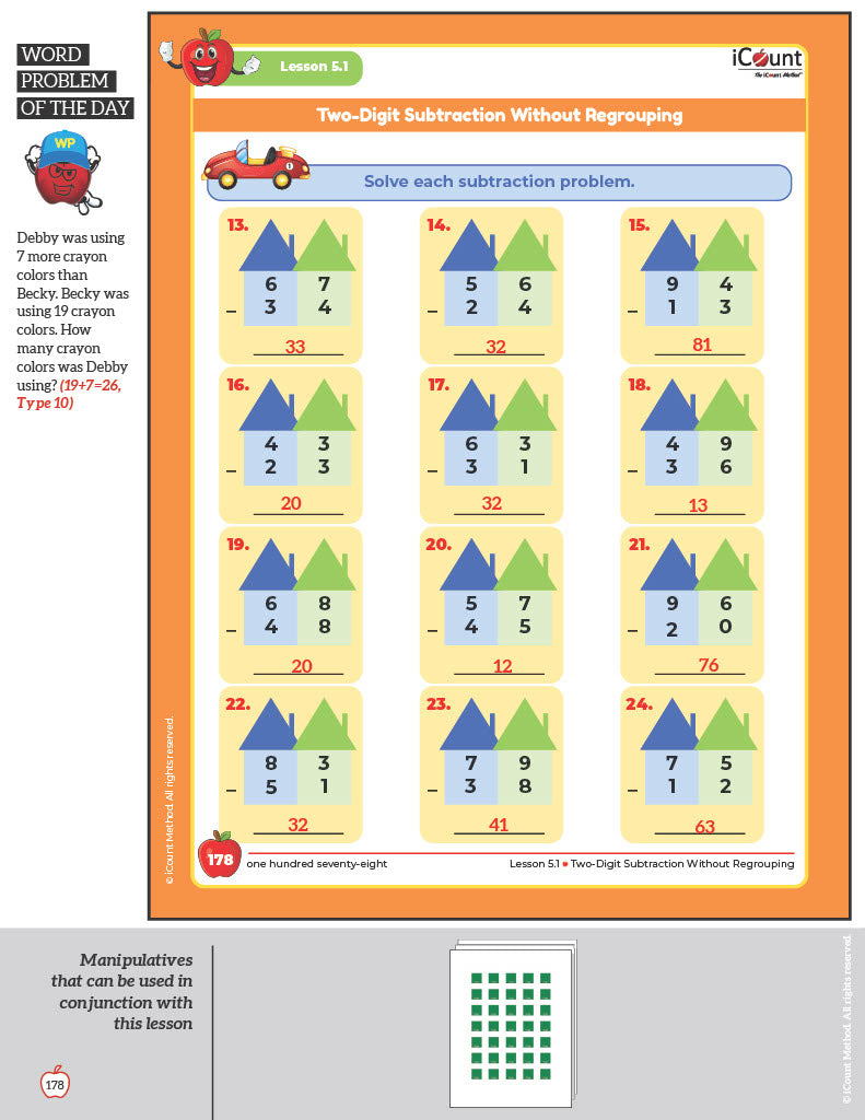 Level Green Teacher's Edition Math Book, Abridged Line image 4