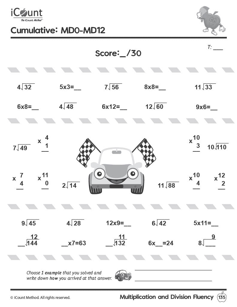 Multiplication & Division Fluency Workbook, Fluency Series image 4