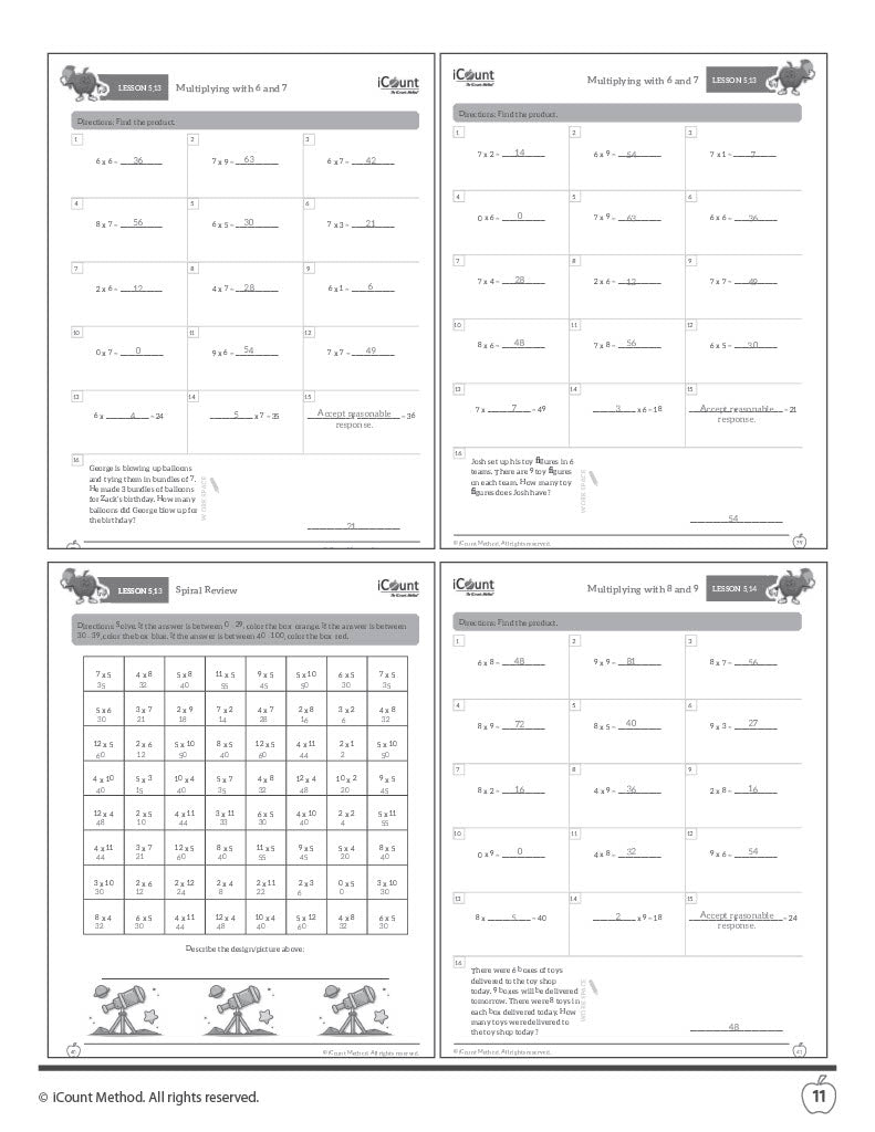 Spiral Review Series Level E Teacher's Edition, Spiral Review Series image 2
