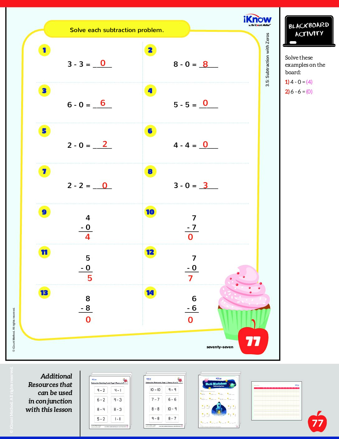 Math Workbook Teacher's Edition, iKnow Red Edition image 2
