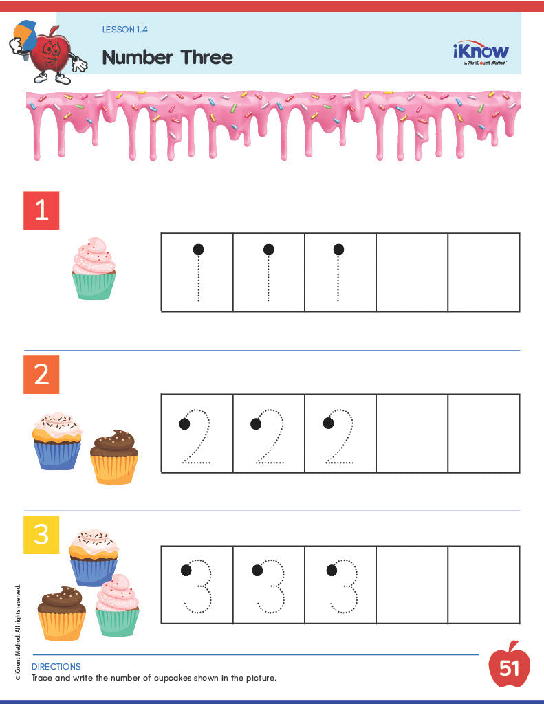 Math Workbook, iKnow Pink Edition image 1