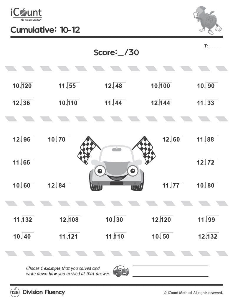 Division Fluency Workbook, Fluency Series image 4