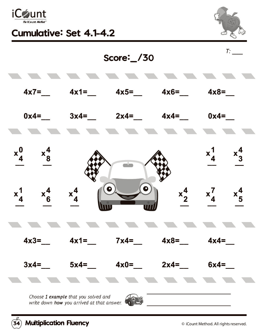 Multiplication Fluency Workbook, Fluency Series image 2