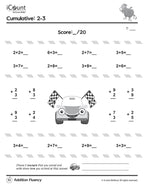 Addition Fluency Workbook, Fluency Series image 2