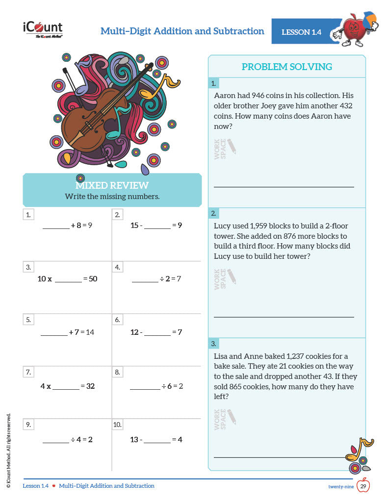 Level Teal Math Workbook, Premium Line image 5