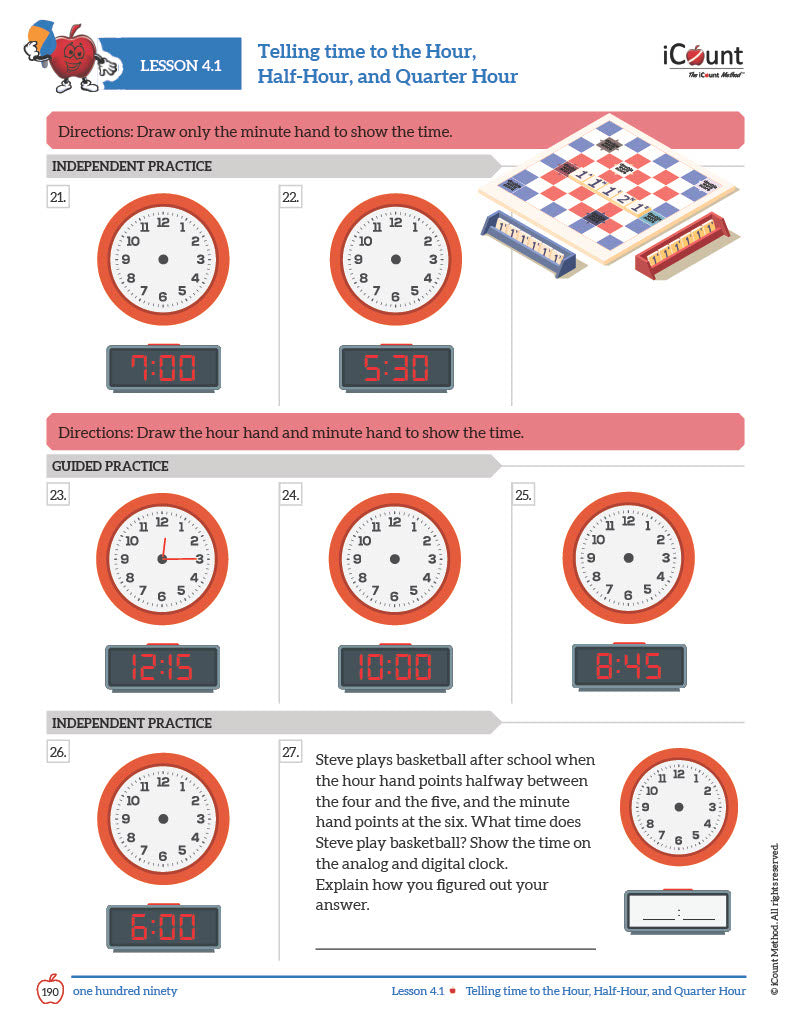 Level Brown Math Workbook, Essential Line image 2