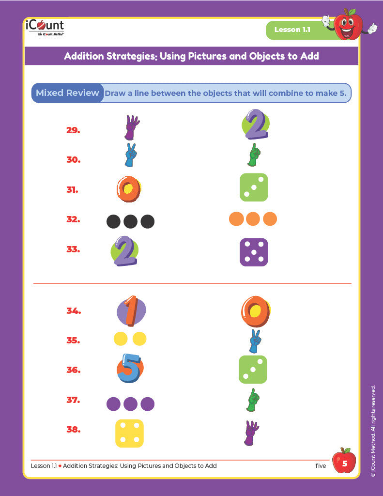 Level Green Math Workbook, Abridged Line image 4