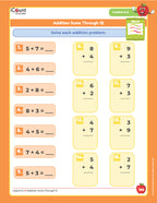 Level Red Math Workbook, Abridged Line image 4