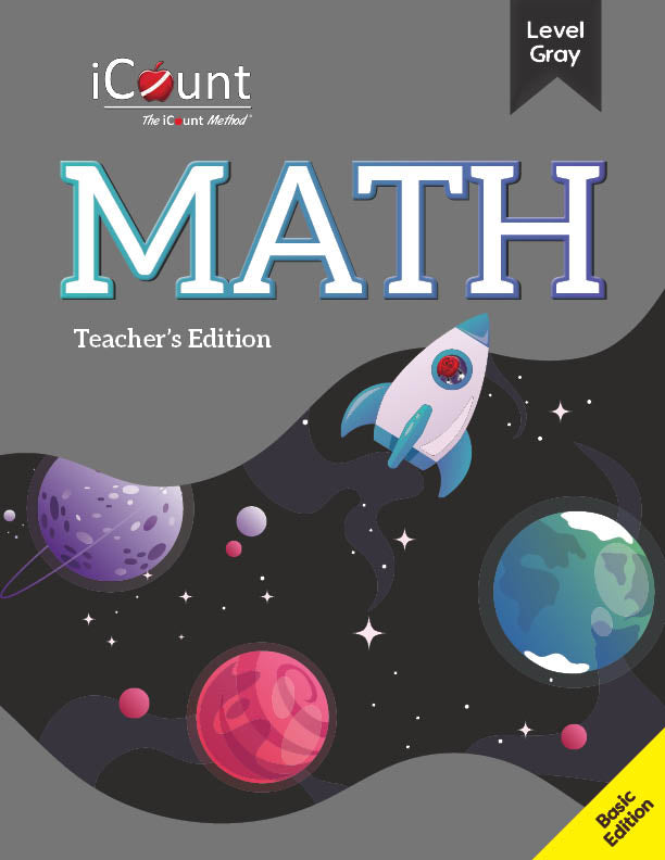 Teacher's Guide for the iCount Method® Level Gray Math Book, Basic Edition