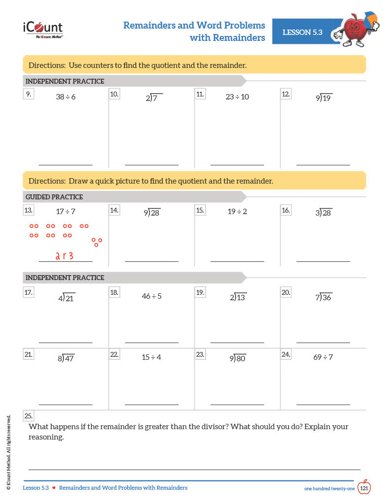 Level Gray Math Workbook, Abridged Line image 1