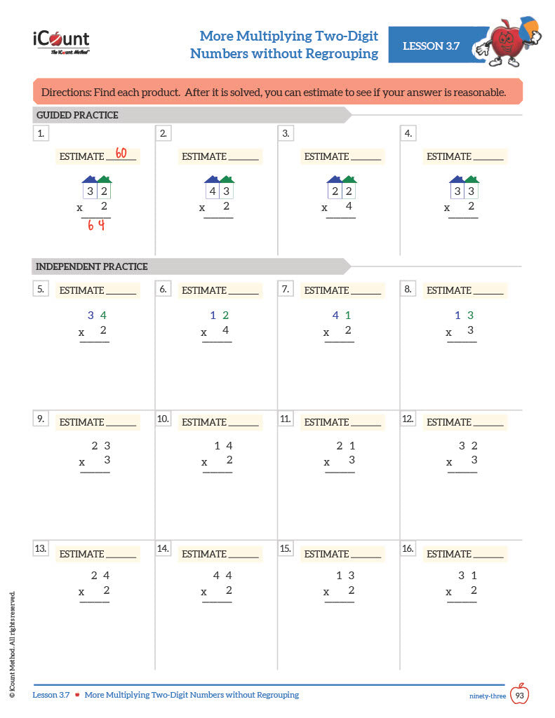 Level Gray Math Workbook, Essential Line image 1