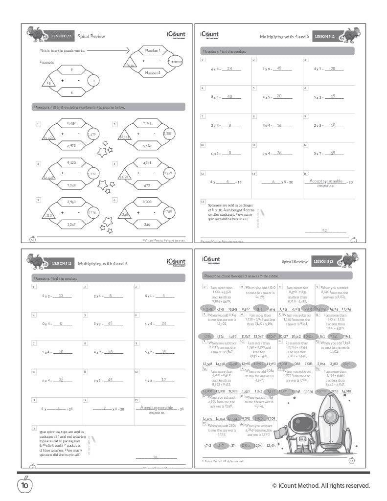 Spiral Review Series Level E Teacher's Edition, Spiral Review Series image 1