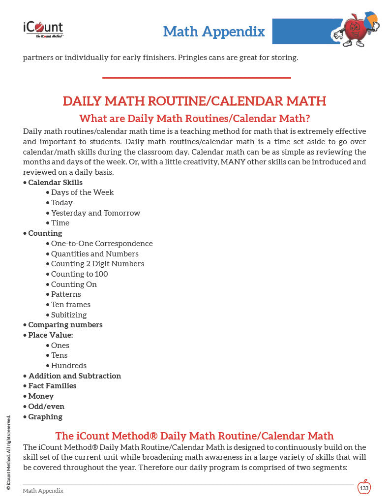 Level Green Teacher's Edition Math Book, Abridged Line image 1