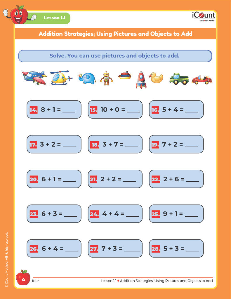 Level Green Math Workbook, Abridged Line image 3