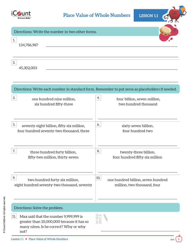 Level Teal Homework Book, Premium Line image 1