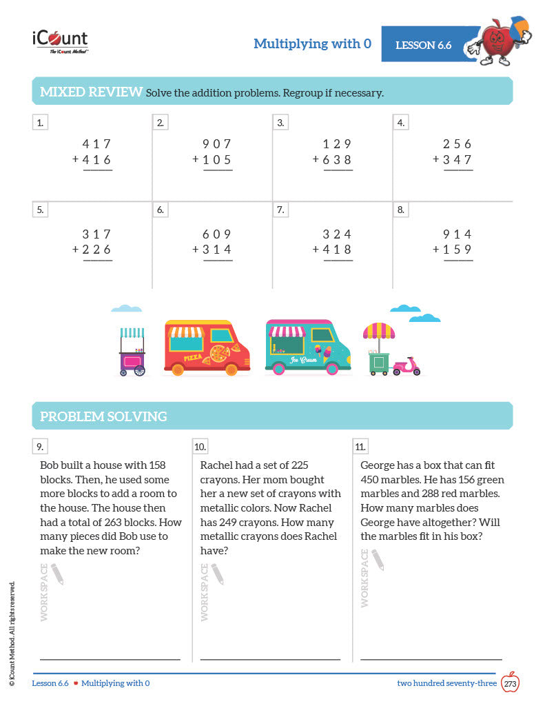 Level Brown Math Workbook, Essential Line image 6