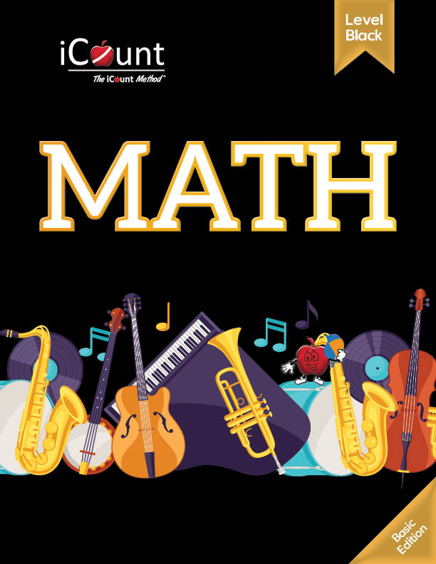 The iCount Method® Level Black Math Book, Basic Edition