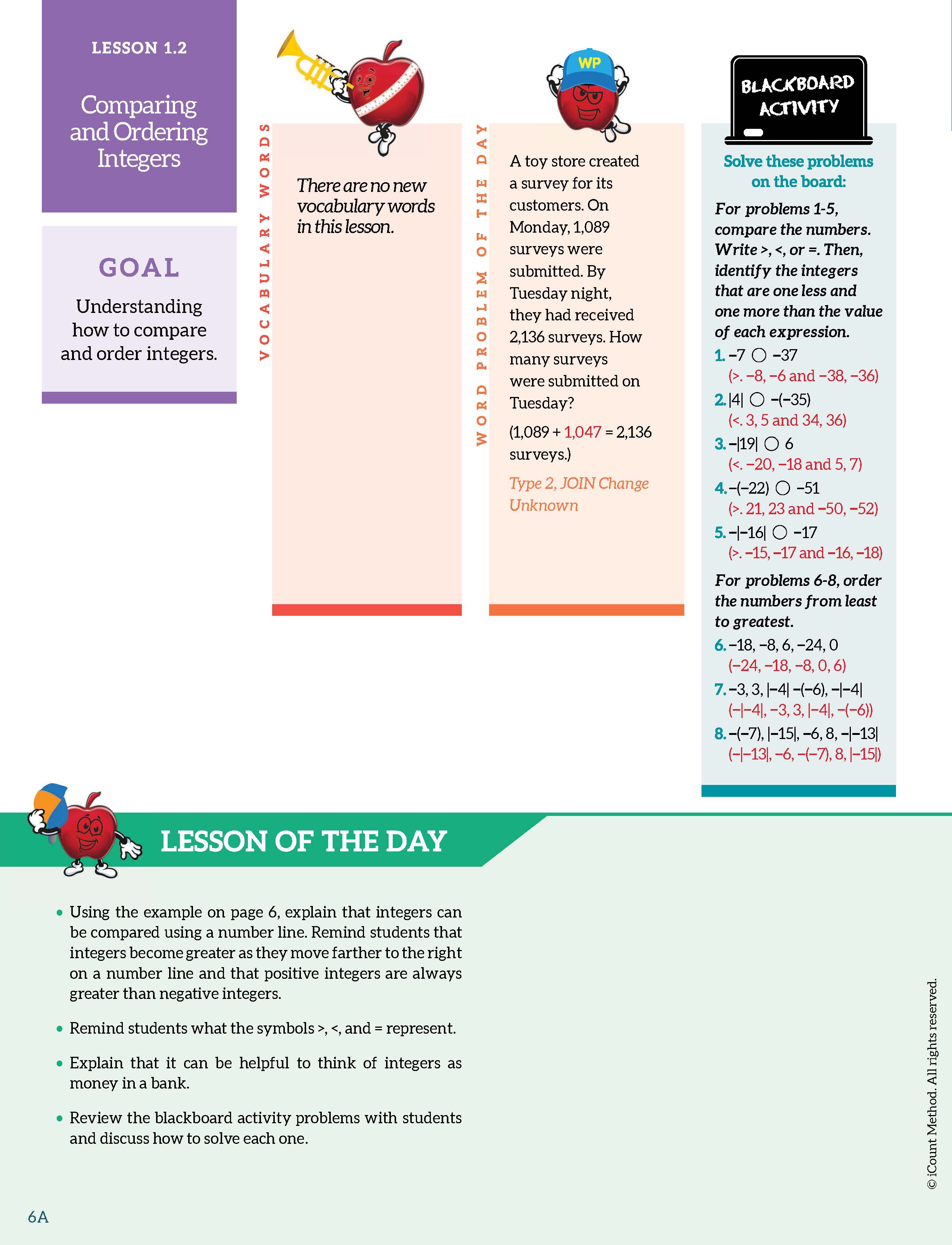 Teacher's Guide for the iCount Method® Level Purple Math Book, Premium Edition