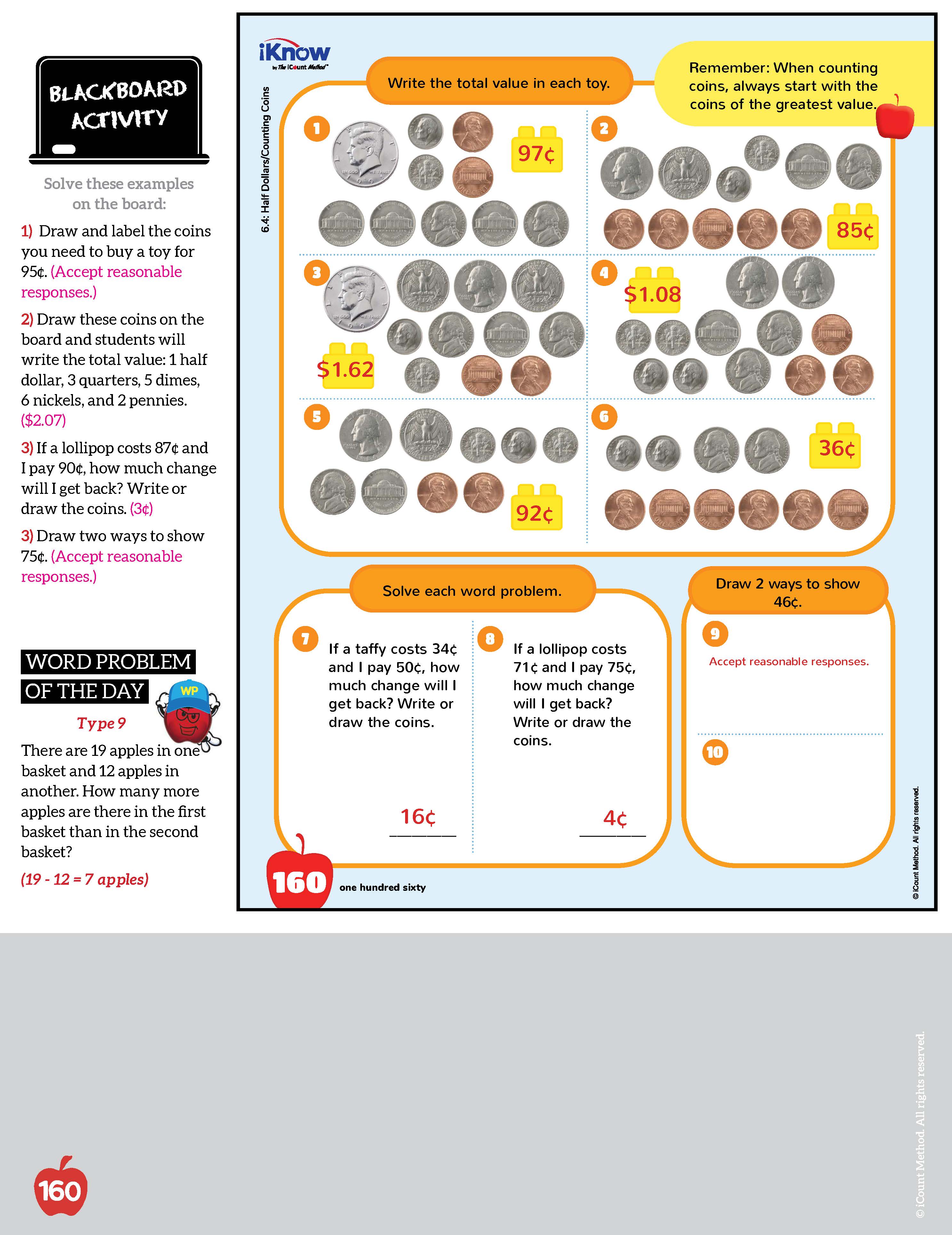 The iKnow by iCount Method® Green Edition, Teacher's Guide