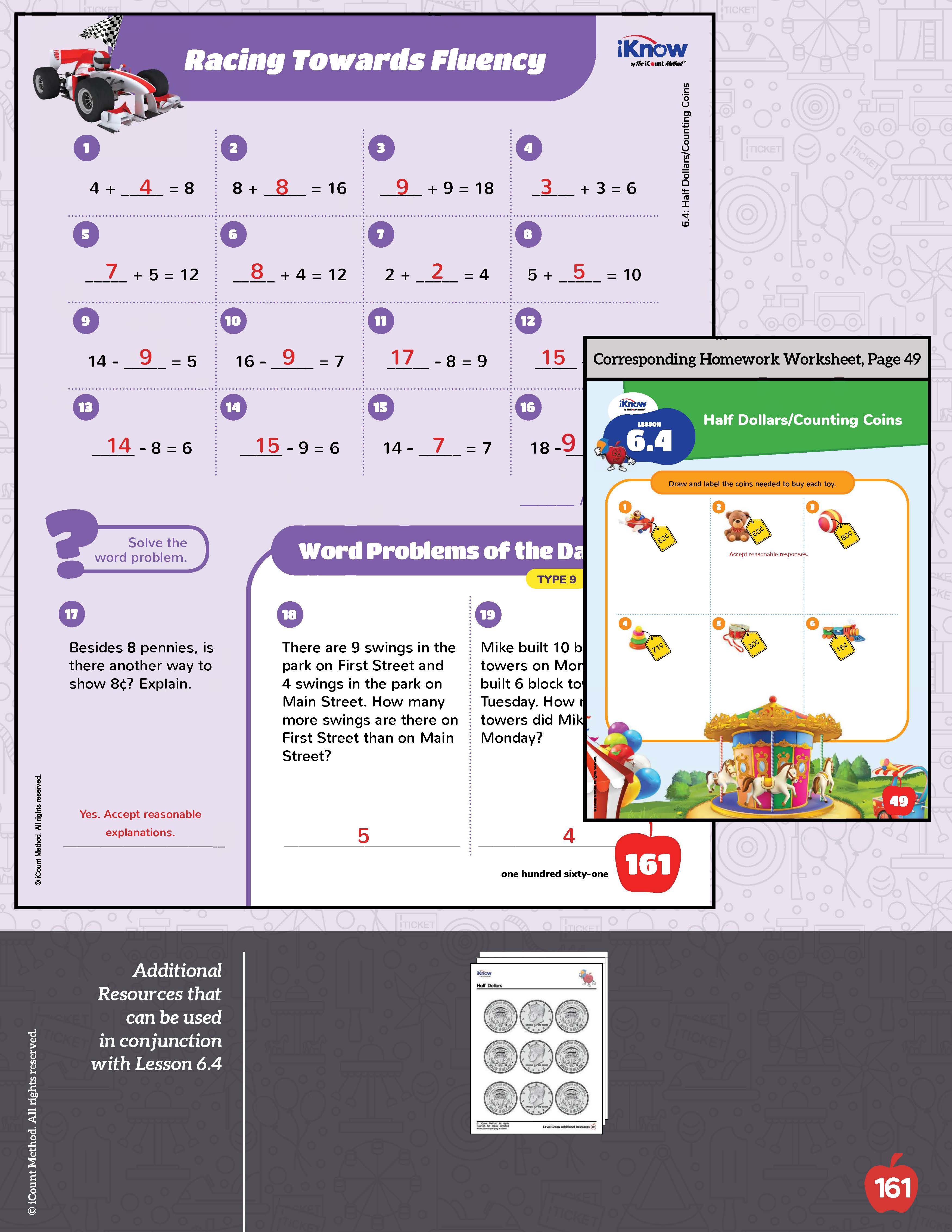 The iKnow by iCount Method® Green Edition, Teacher's Guide