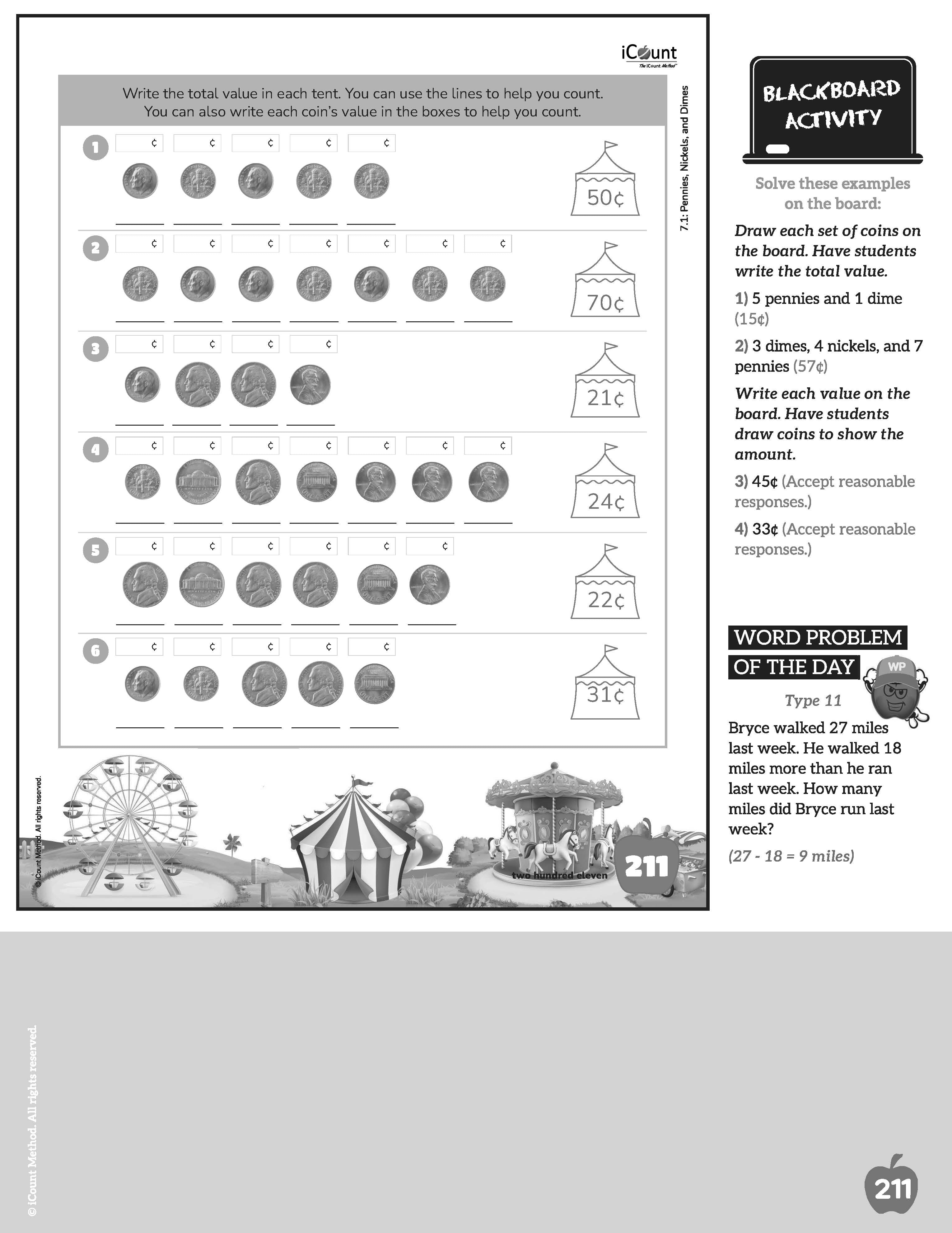 Teacher's Guide for the iCount Method® Level Green Math Book, Premium Edition, 2.0
