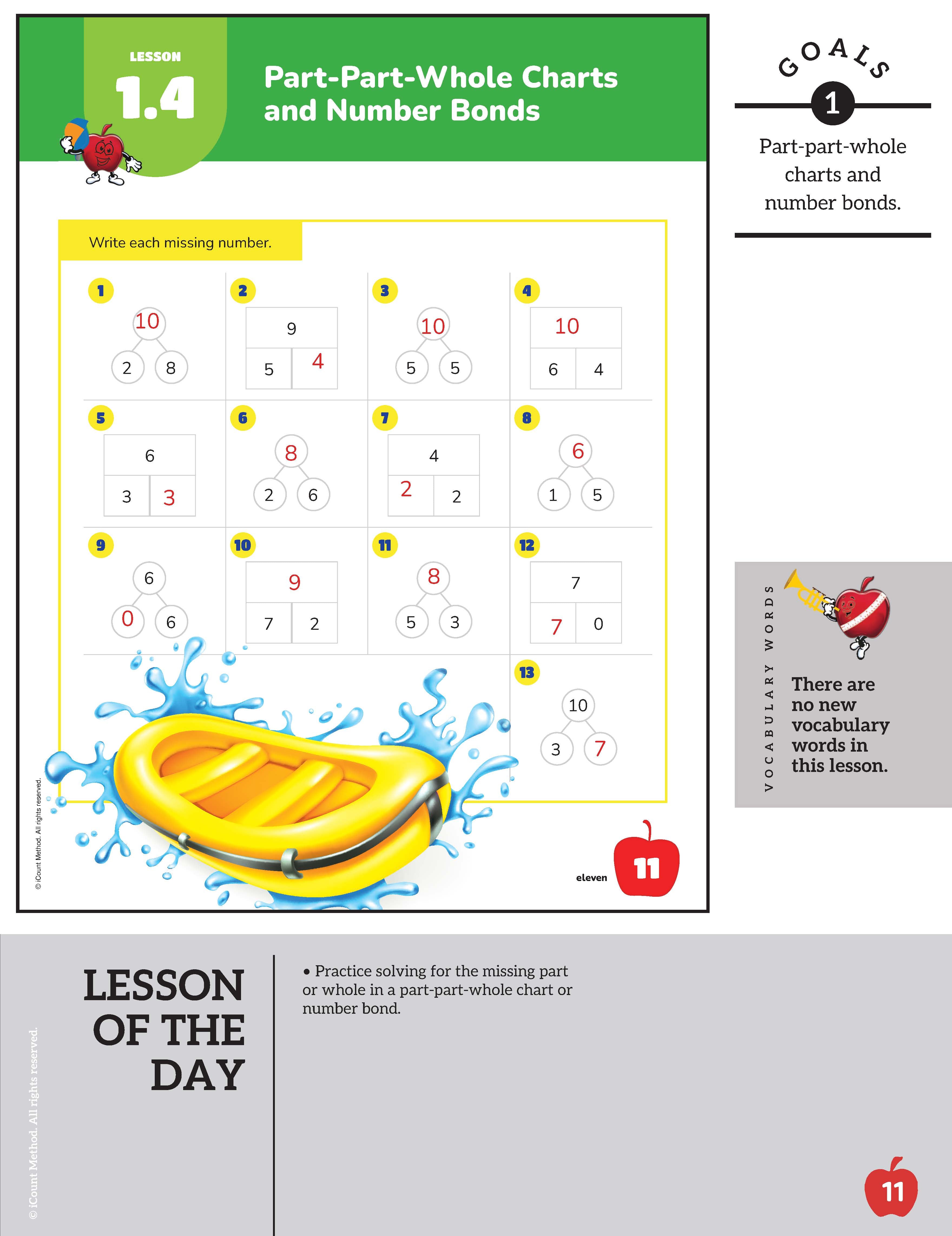Teacher's Guide for the iCount Method® Level Green Math Book, Classic Edition, 2.0