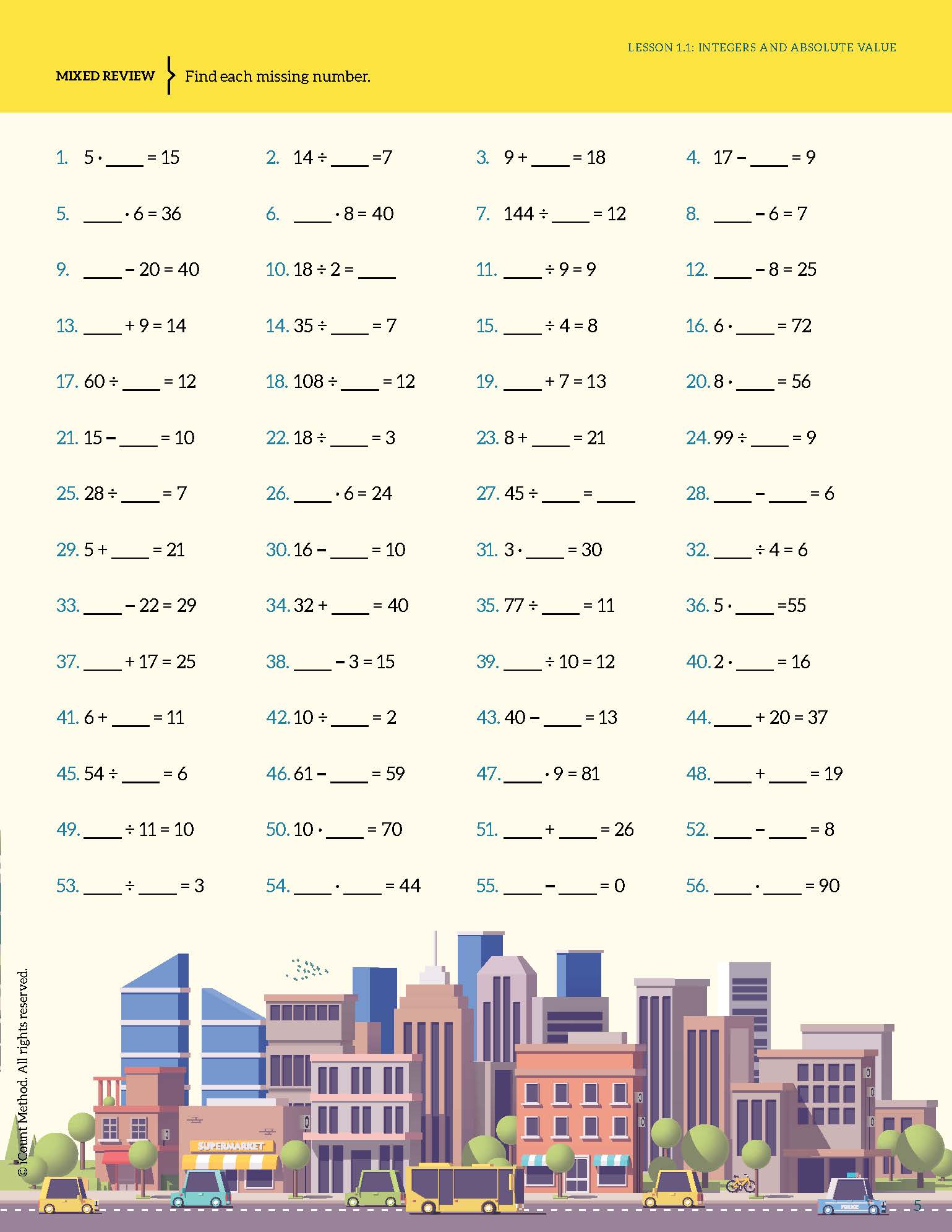 The iCount Method® Level Purple Math Textbook, Premium Edition (Hardcover)
