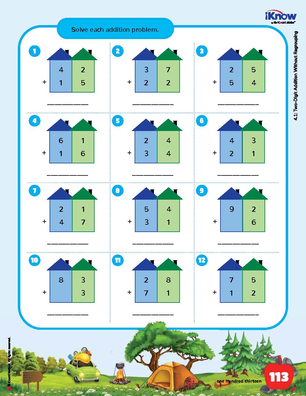 The iKnow by iCount Method® Green Edition, Math Workbook