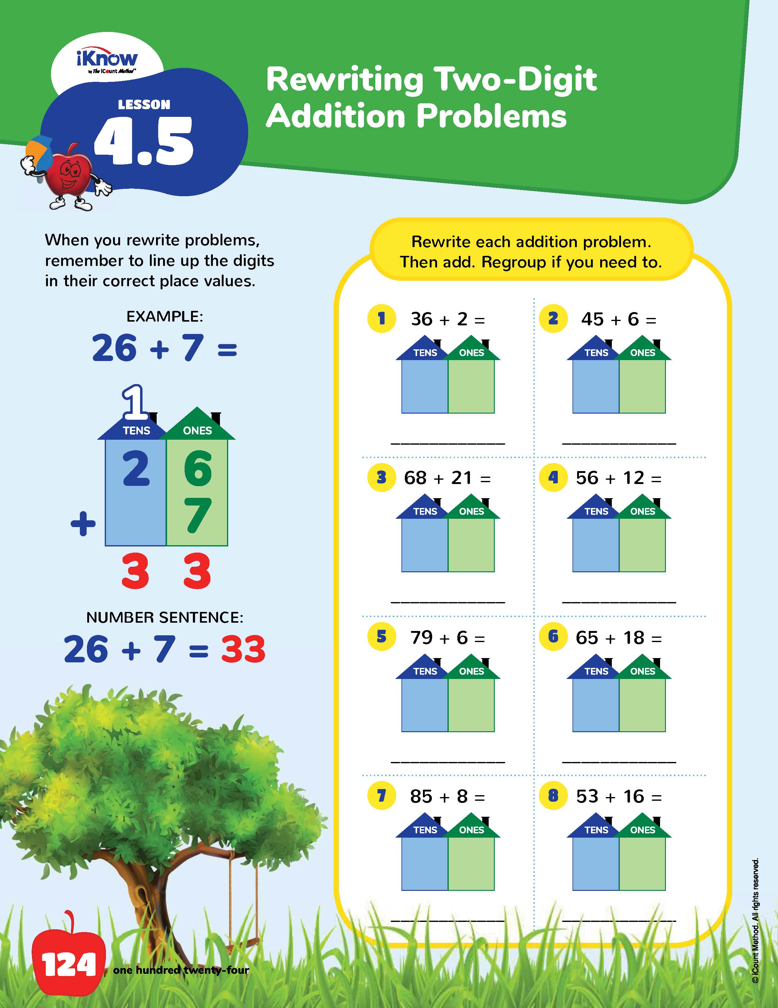 The iKnow by iCount Method® Green Edition, Math Workbook