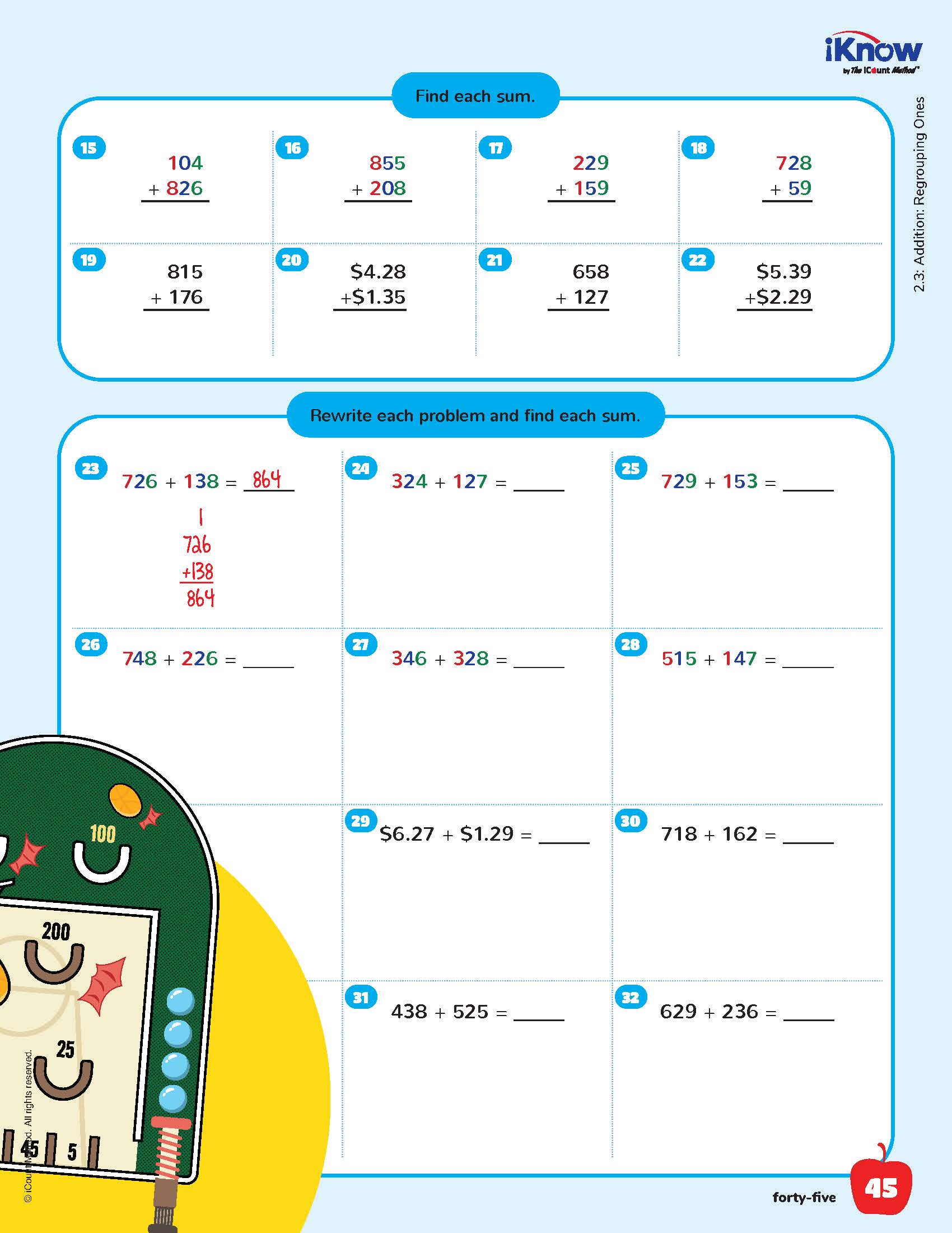 The iKnow by iCount Method® Brown Edition, Math Workbook