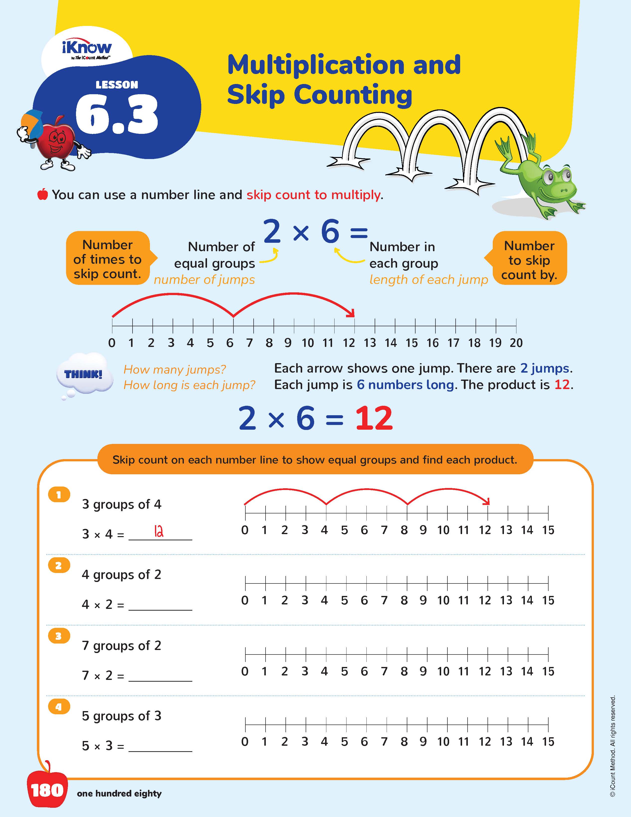 The iKnow by iCount Method® Brown Edition, Math Workbook