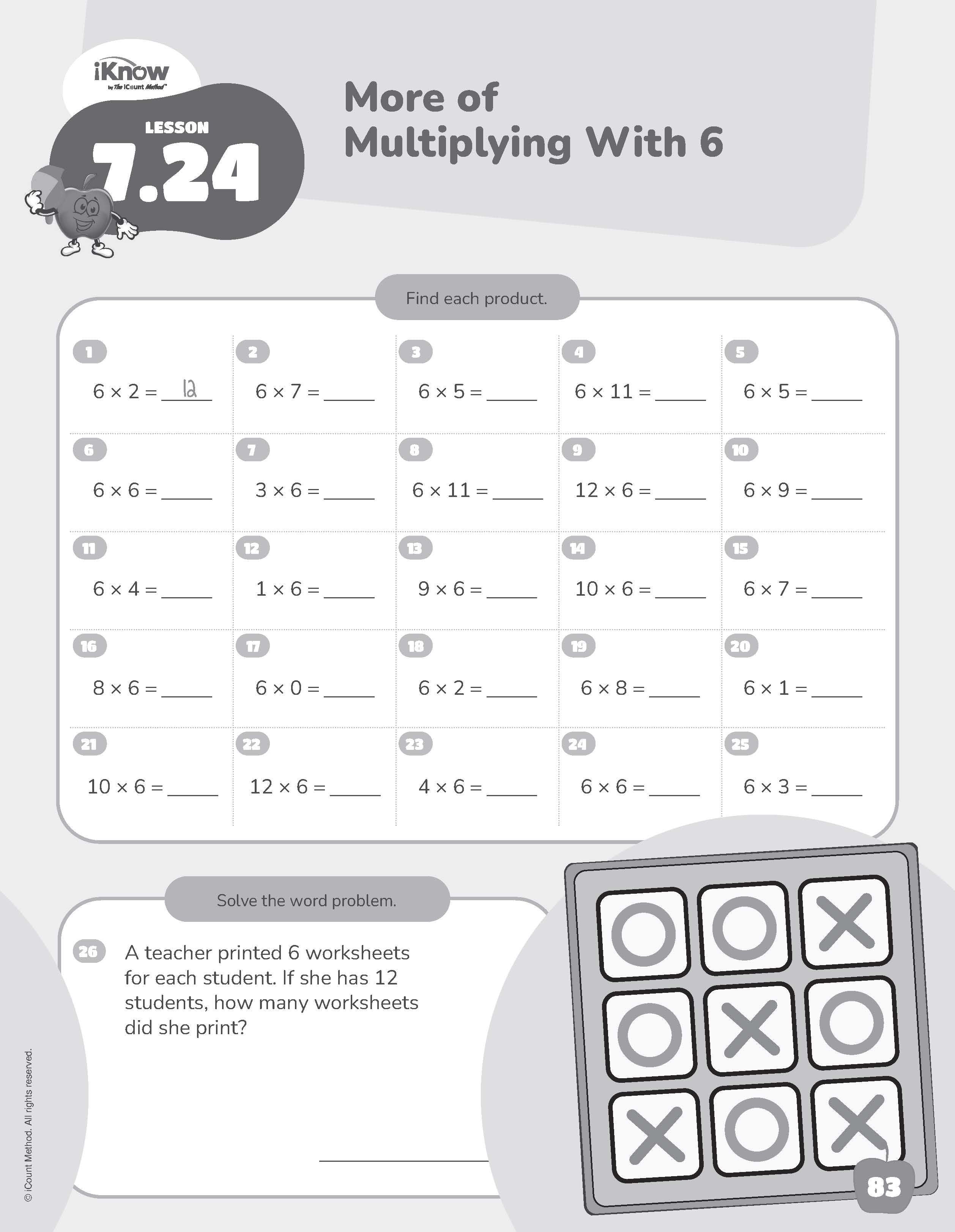 The iKnow by iCount Method® Brown Edition, Homework Book