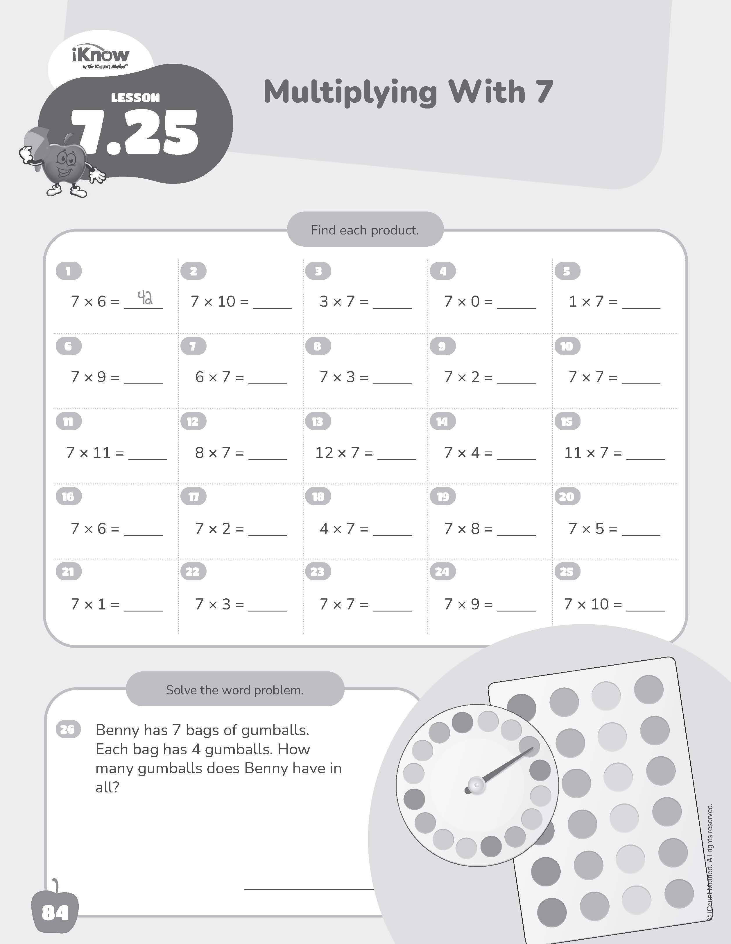 The iKnow by iCount Method® Brown Edition, Homework Book