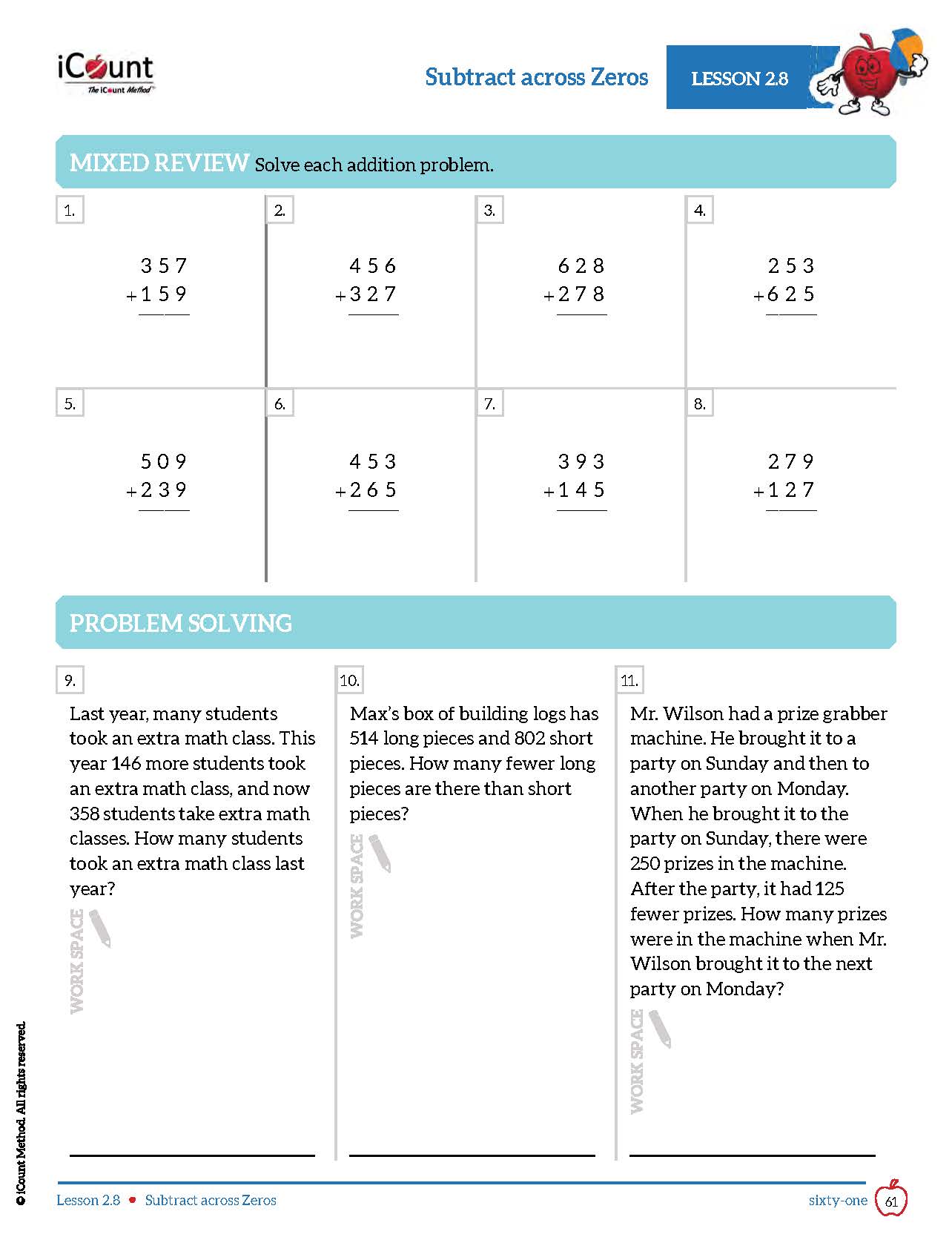 The iCount Method® Level Brown Math Book, Abridged Edition
