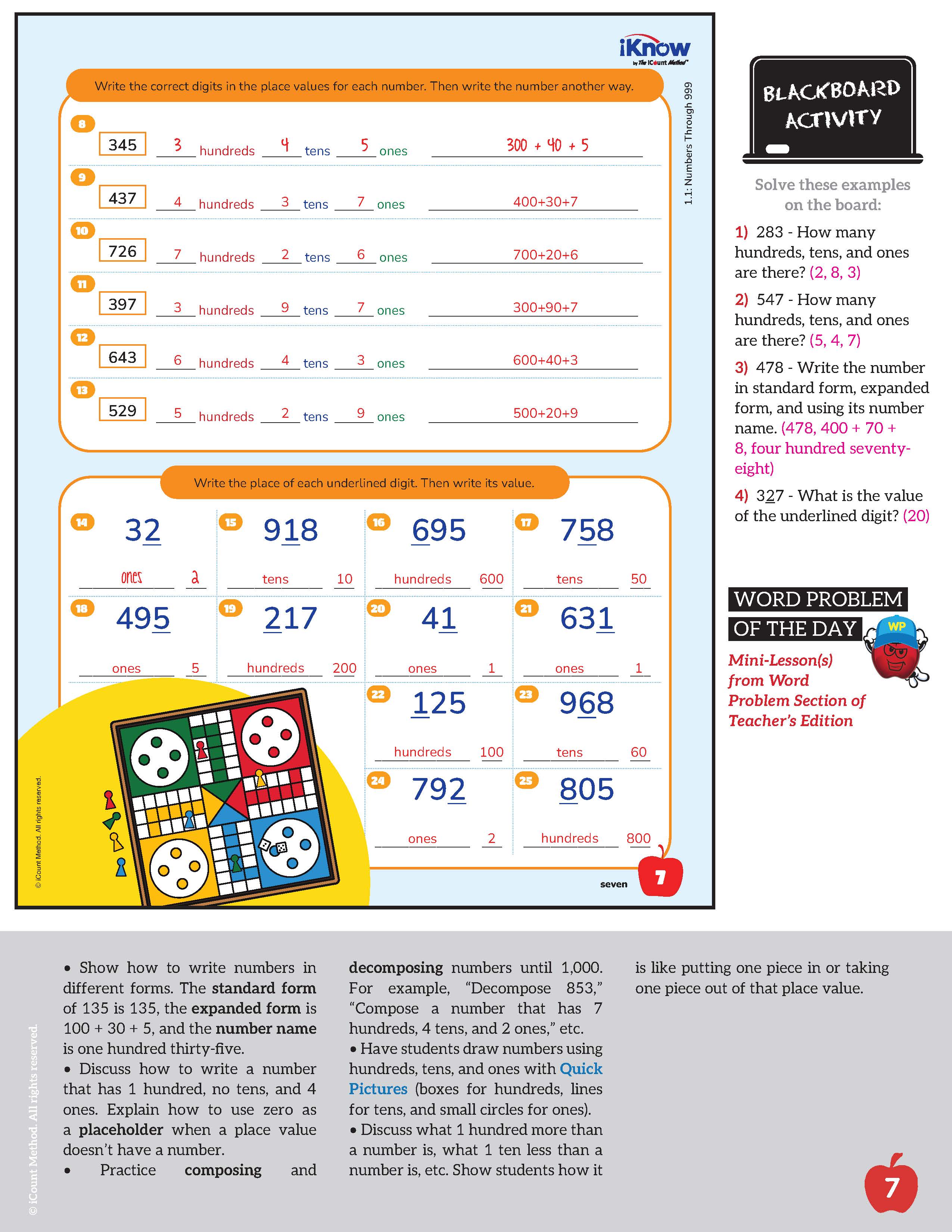 The iKnow by iCount Method® Brown Edition, Teacher's Guide