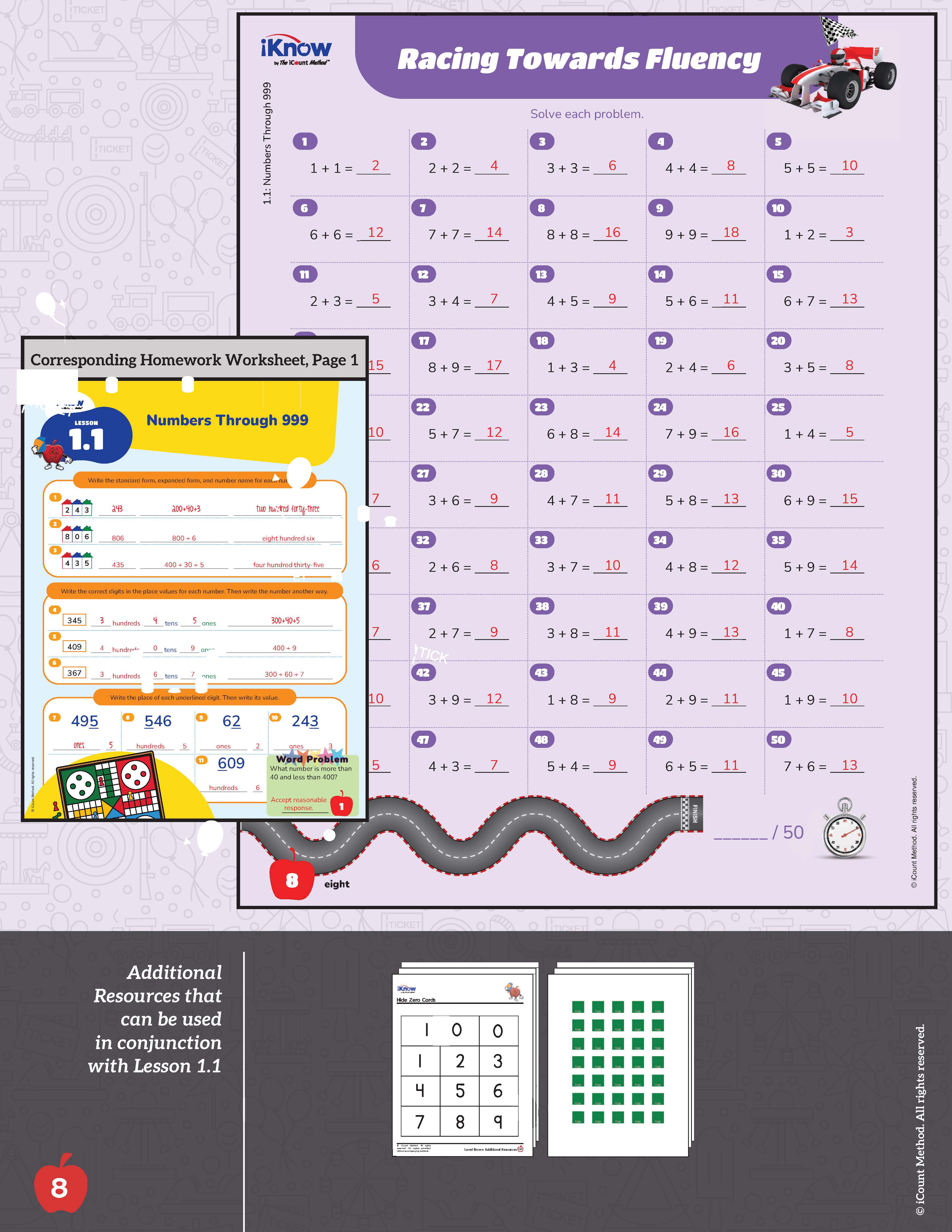 The iKnow by iCount Method® Brown Edition, Teacher's Guide