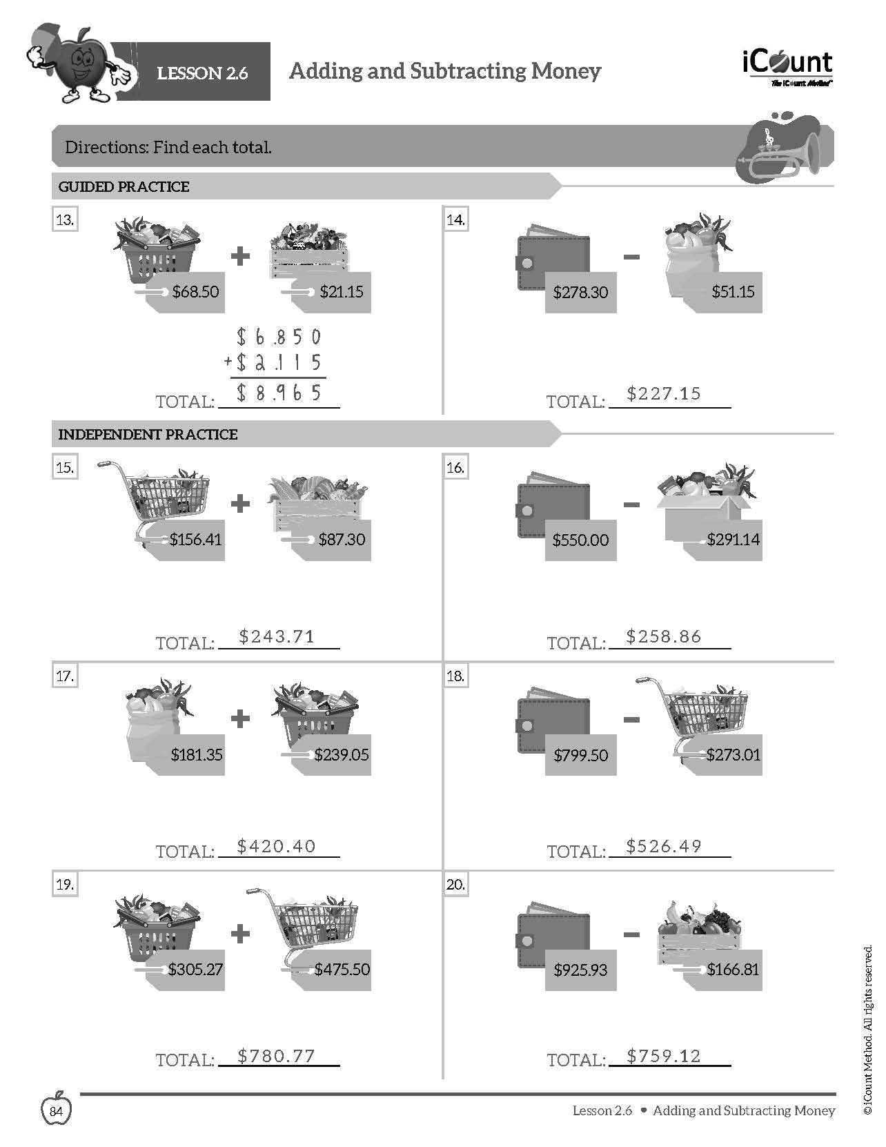 Teacher's Guide for the iCount Method® Level Black Math Book, Basic Edition