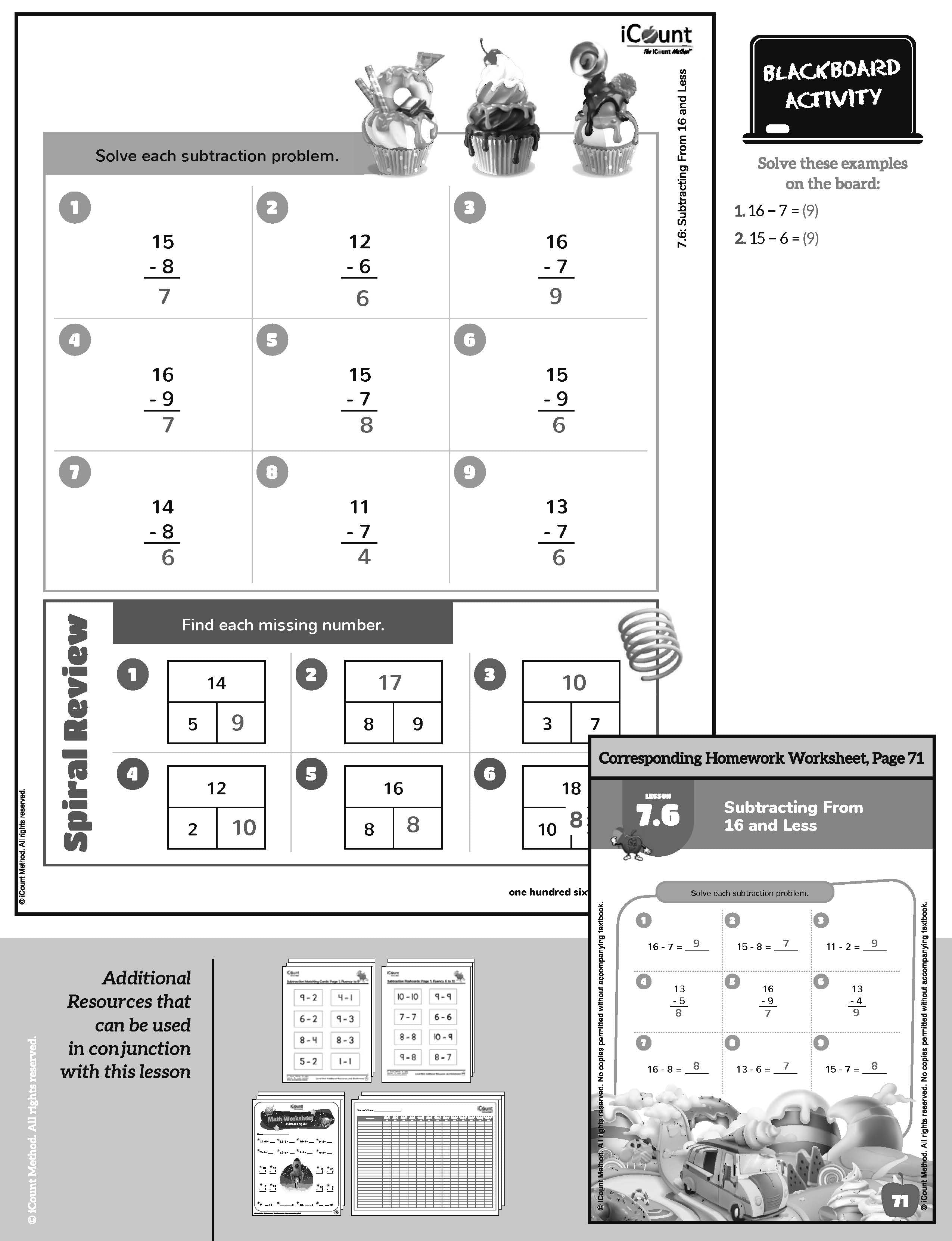 Teacher's Guide for the iCount Method® Level Red Math Book, Premium Edition, 2.0