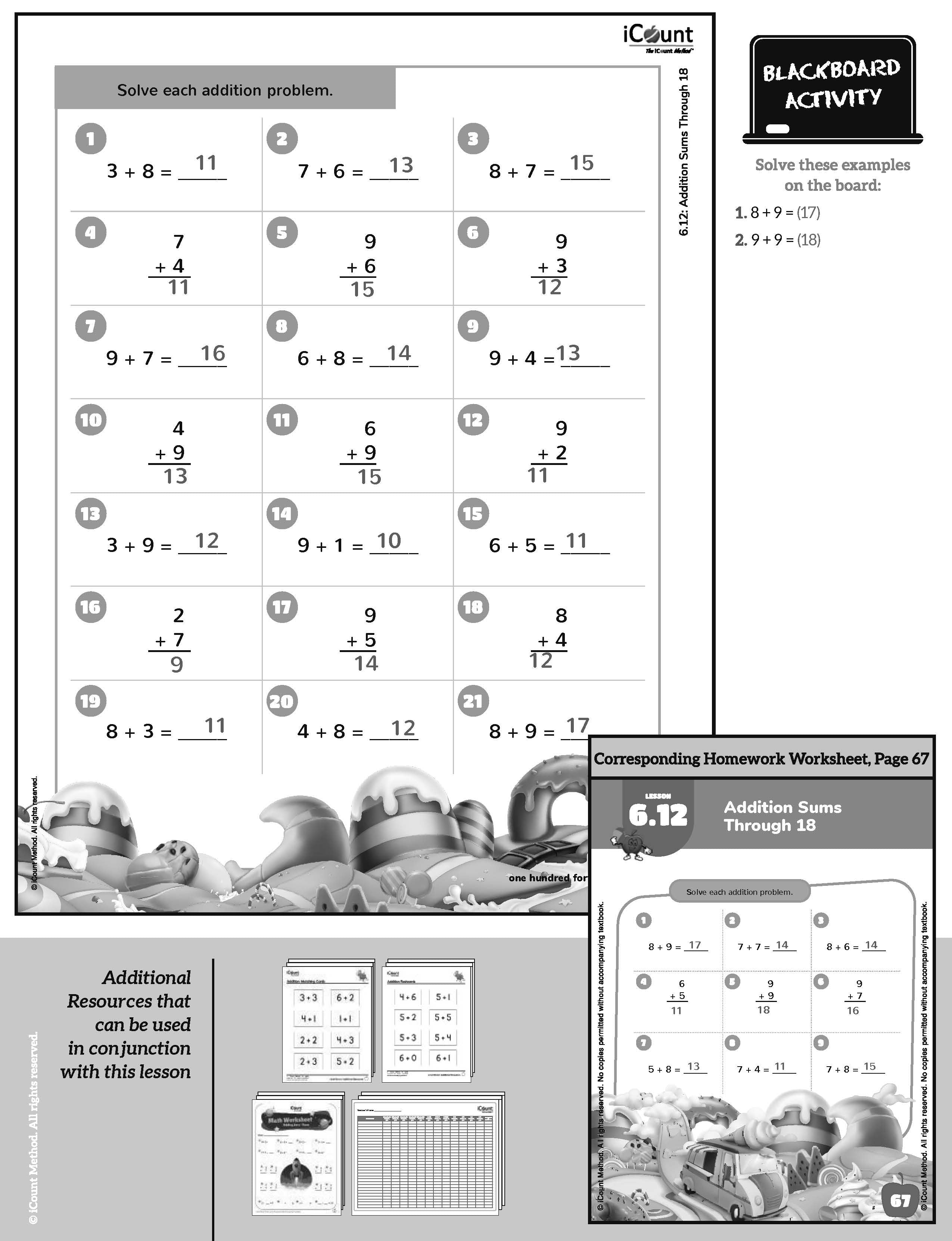 Teacher's Guide for the iCount Method® Level Red Math Book, Classic Edition, 2.0