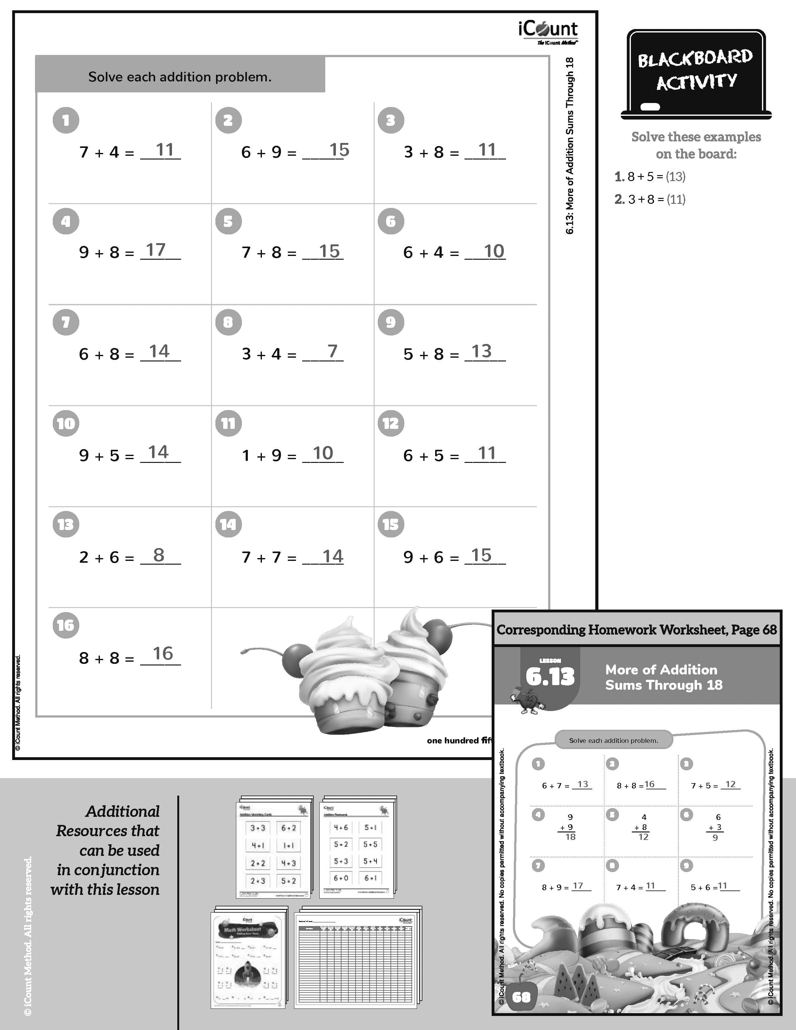 Teacher's Guide for the iCount Method® Level Red Math Book, Classic Edition, 2.0