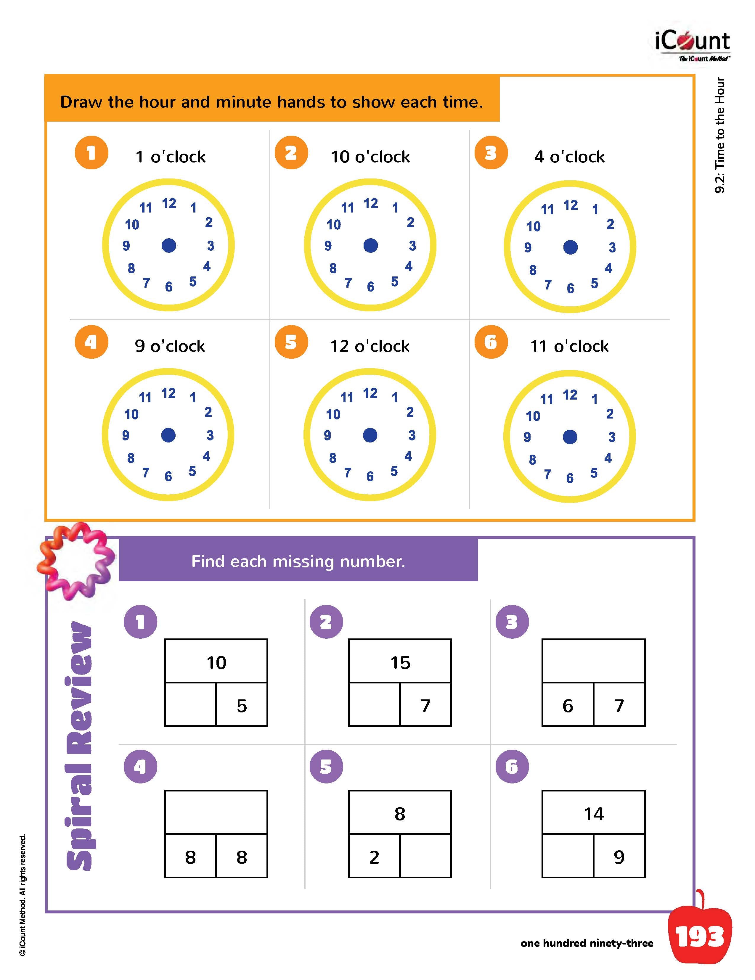 The iCount Method® Level Red Math Book, Premium Edition, 2.0