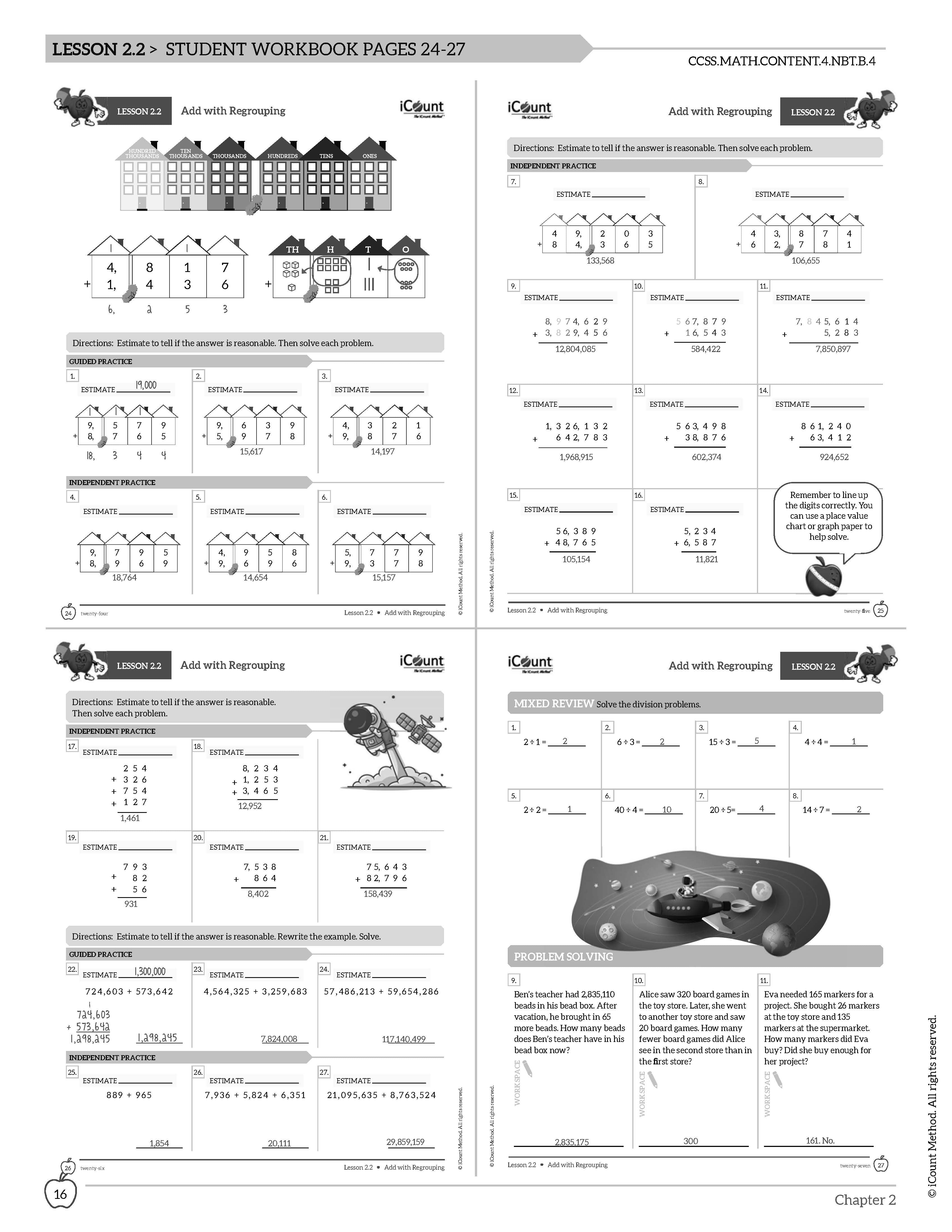 Teacher's Guide for the iCount Method® Level Gray Math Book, Abridged Edition