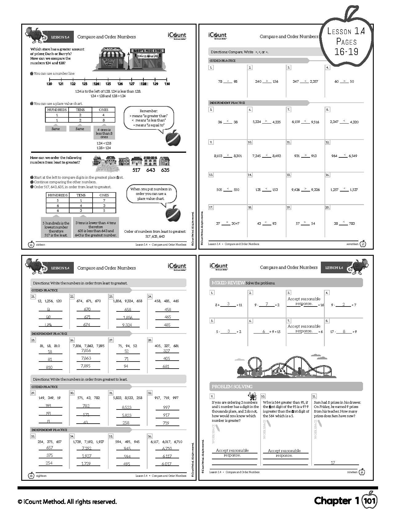 Teacher's Guide for the iCount Method® Level Brown Math Book, Abridged Edition