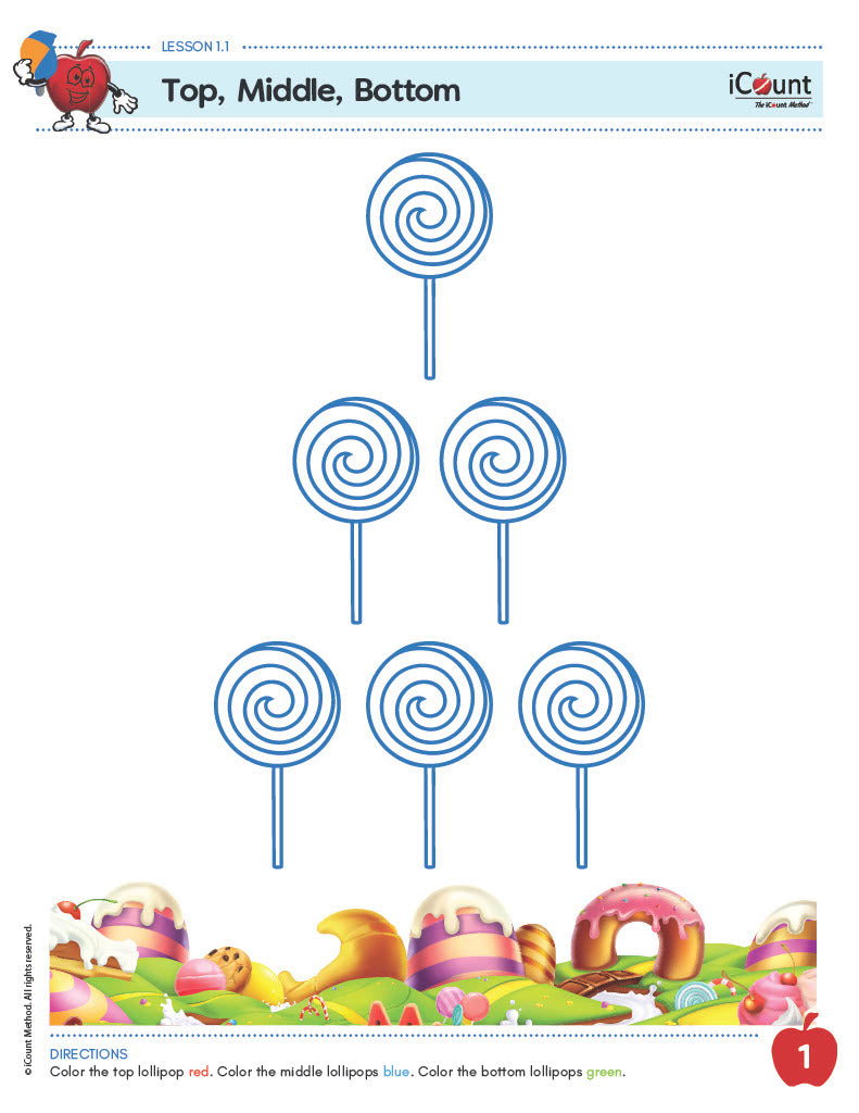 Level Pink Math Workbook, Classic Line image 1