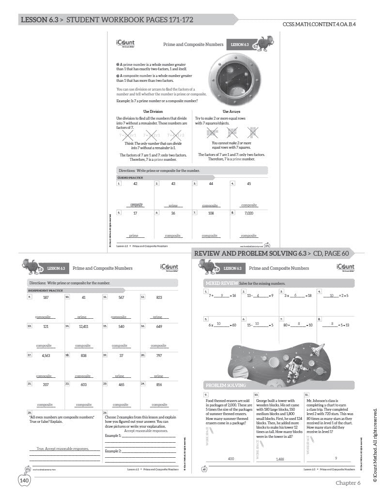 Level Gray Teacher's Edition Math Book, Premium Line image 3