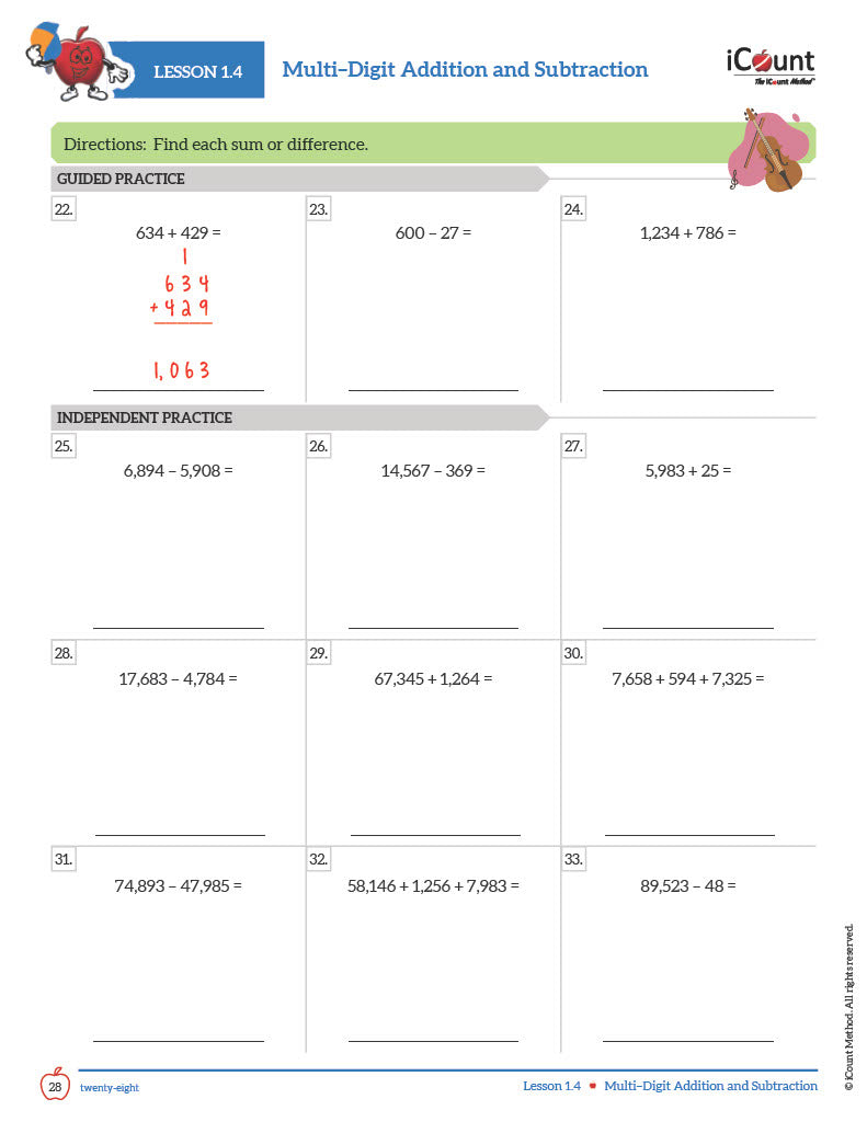 Level Teal Math Workbook, Premium Line image 4