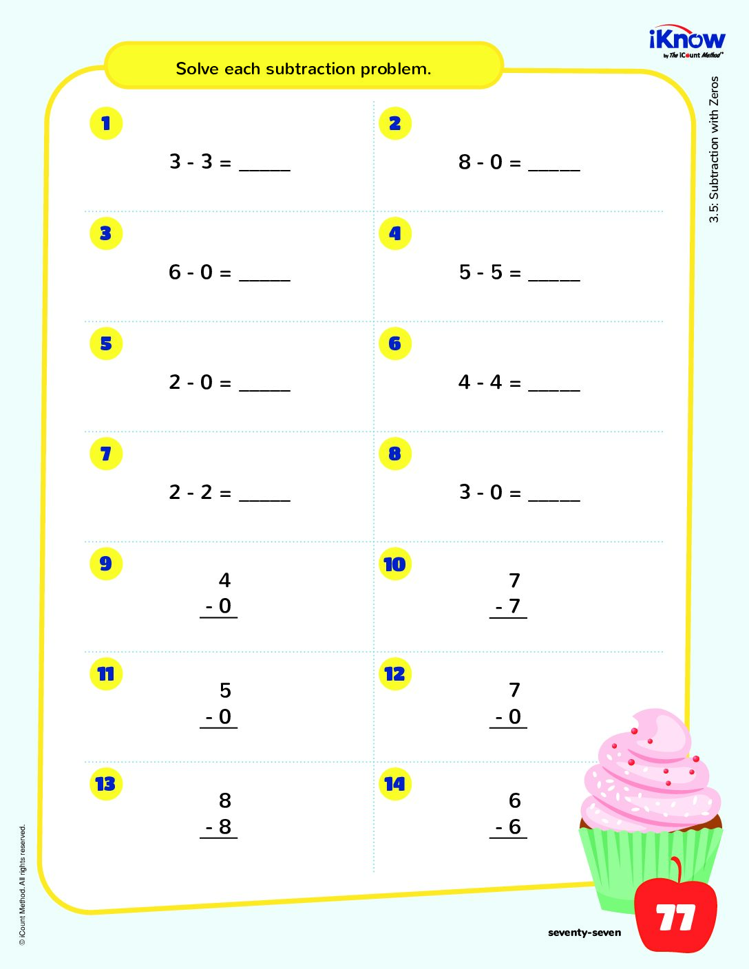 Math Workbook, iKnow Red Edition image 2