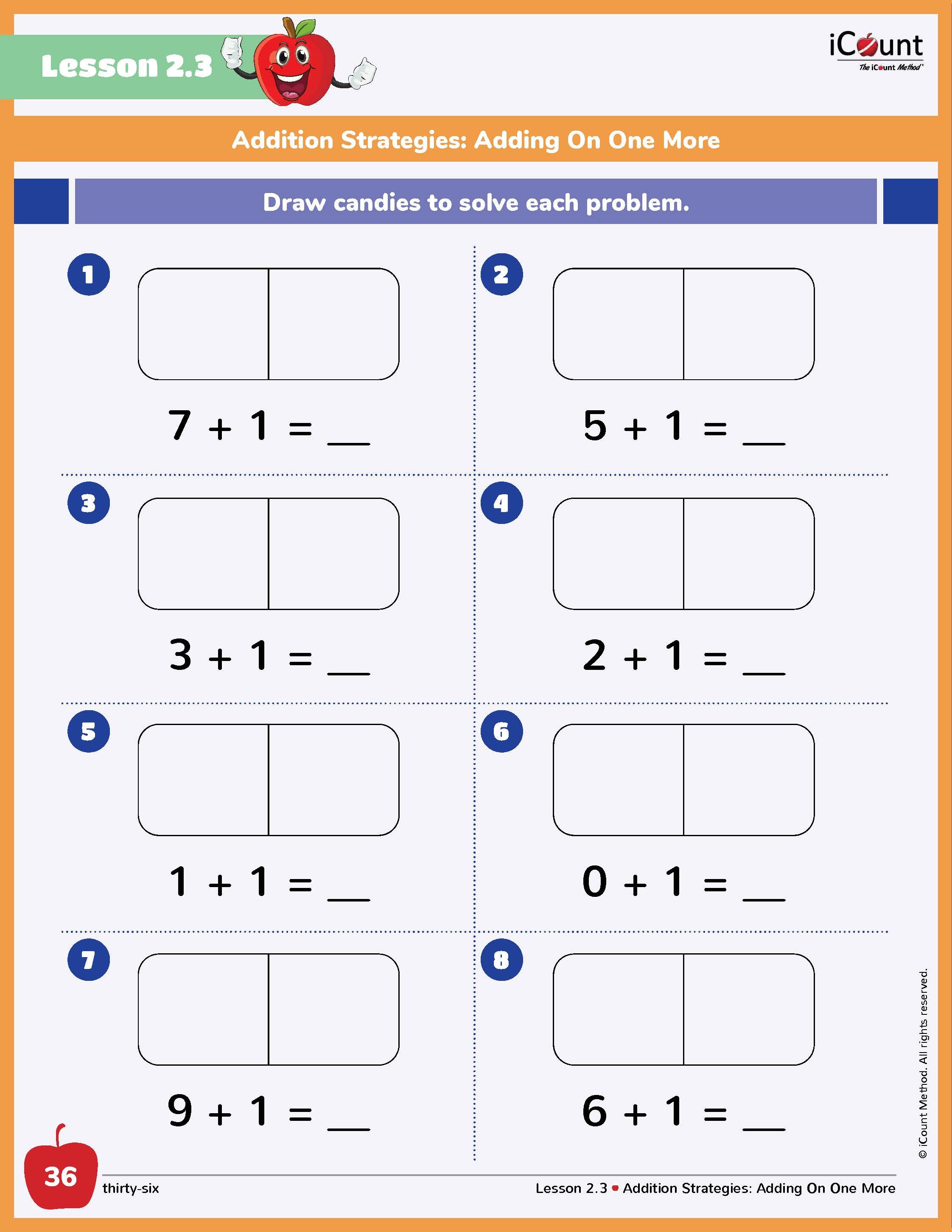 The iCount Method® Level Red Math Book, Basic Edition