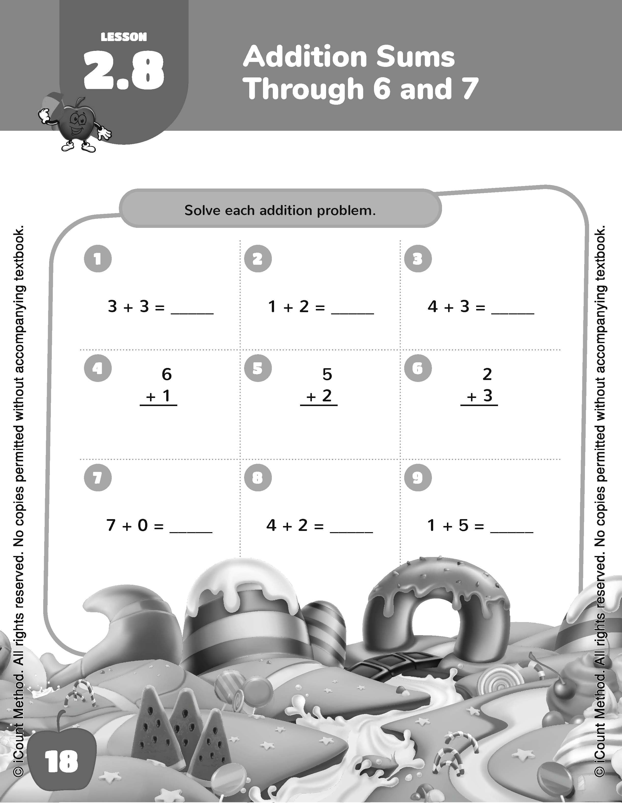 The iCount Method® Level Red Math Homework Book, Premium Edition, 2.0